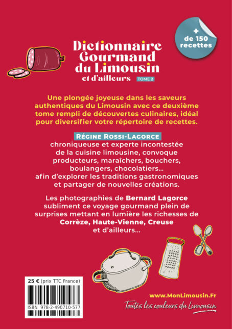 Dictionnaire gourmand du Limousin et d'ailleurs Tome 2 – Image 2